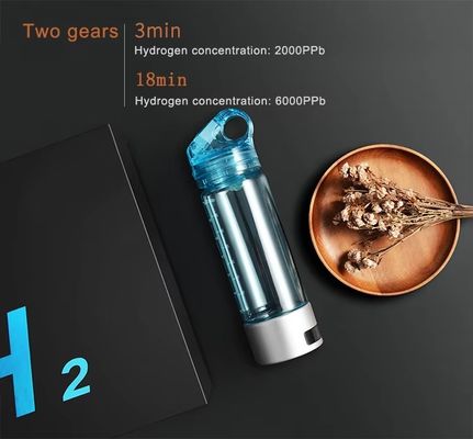 Good price 인기 있는 휴대용 스위프트 H2O 병 이온화기 듀폰 SPE 막 수소 풍부한 물 전해질 생성기 325ml 2000ppb 온라인으로