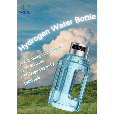 Good price 휴대용 재충전 가능한 H2 수소 물병 SPE 1.5L 큰 용량 온라인으로