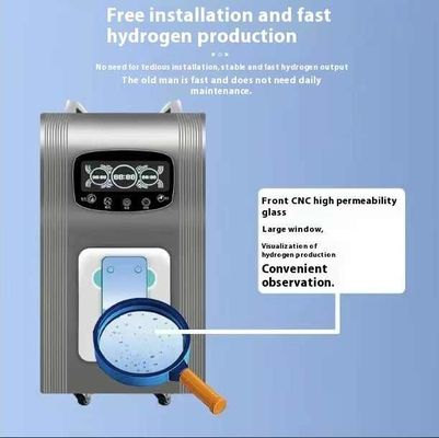 Good price 공장 신형 스테인레스 스틸 수소 흡입기 3000ml 용량 야외 데스크톱 설치 디자인 모델 웨이지 온라인으로